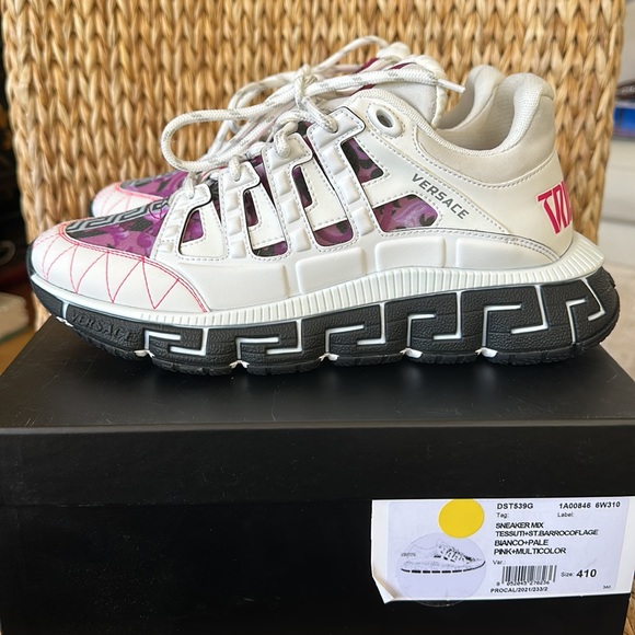 New in Box Versace Trigreca Chunky Sneakers 41 - Picture 9 of 14